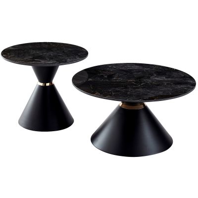 Комплект журнальных столов Borg Bass Black Glossy (1011489686) Комплект журнальных столов Borg Bass Black Glossy (1011489686)