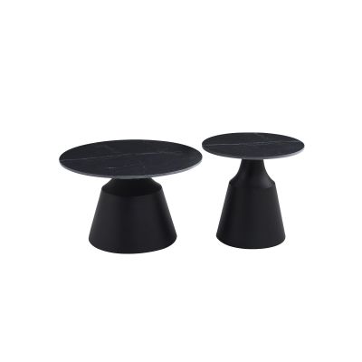 Комплект журнальных столов CT Hagen Shks Black Matt (1011489682) - фото 1 Комплект журнальных столов CT Hagen Shks Black Matt (1011489682) недорого