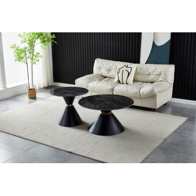 Журнальный стол CT Borg A D80 Bass Black Glossy (1011489688) - фото 2 Журнальный стол CT Borg A D80 Bass Black Glossy (1011489688) дешево