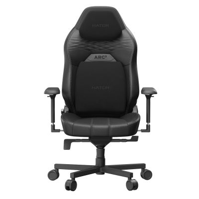 Кресло геймерское Hator Arc 3 S PU Black (781489354) - фото 1 Кресло геймерское Hator Arc 3 S PU Black (781489354) недорого